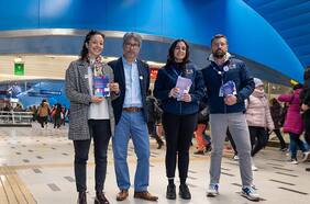 INE suma 13 Puntos Censo fijos instalados en el Metro de Santiago