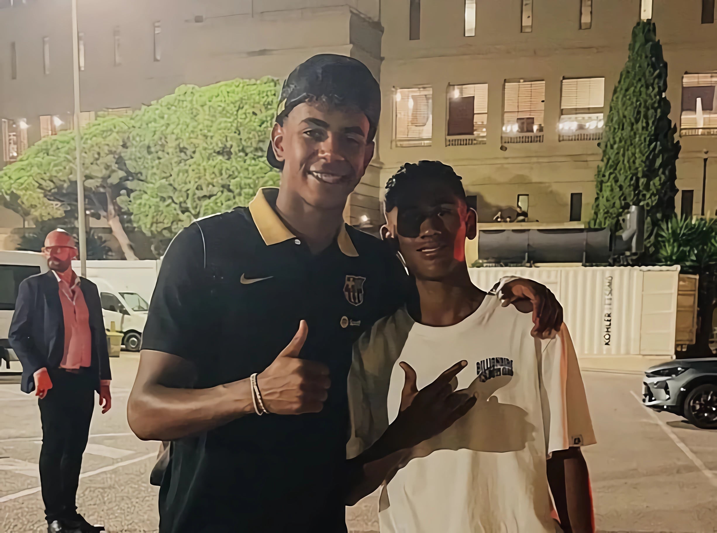 Gabriel compartió con Yamal el 2024.