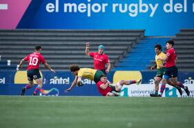 Los Cóndores caen contra Uruguay en un duelo clave del Preolímpico Sudamericano de Rugby 7