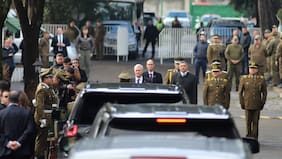 Presidente Kast asiste a responso fúnebre del cabo primero Marcos Cosme en Temuco