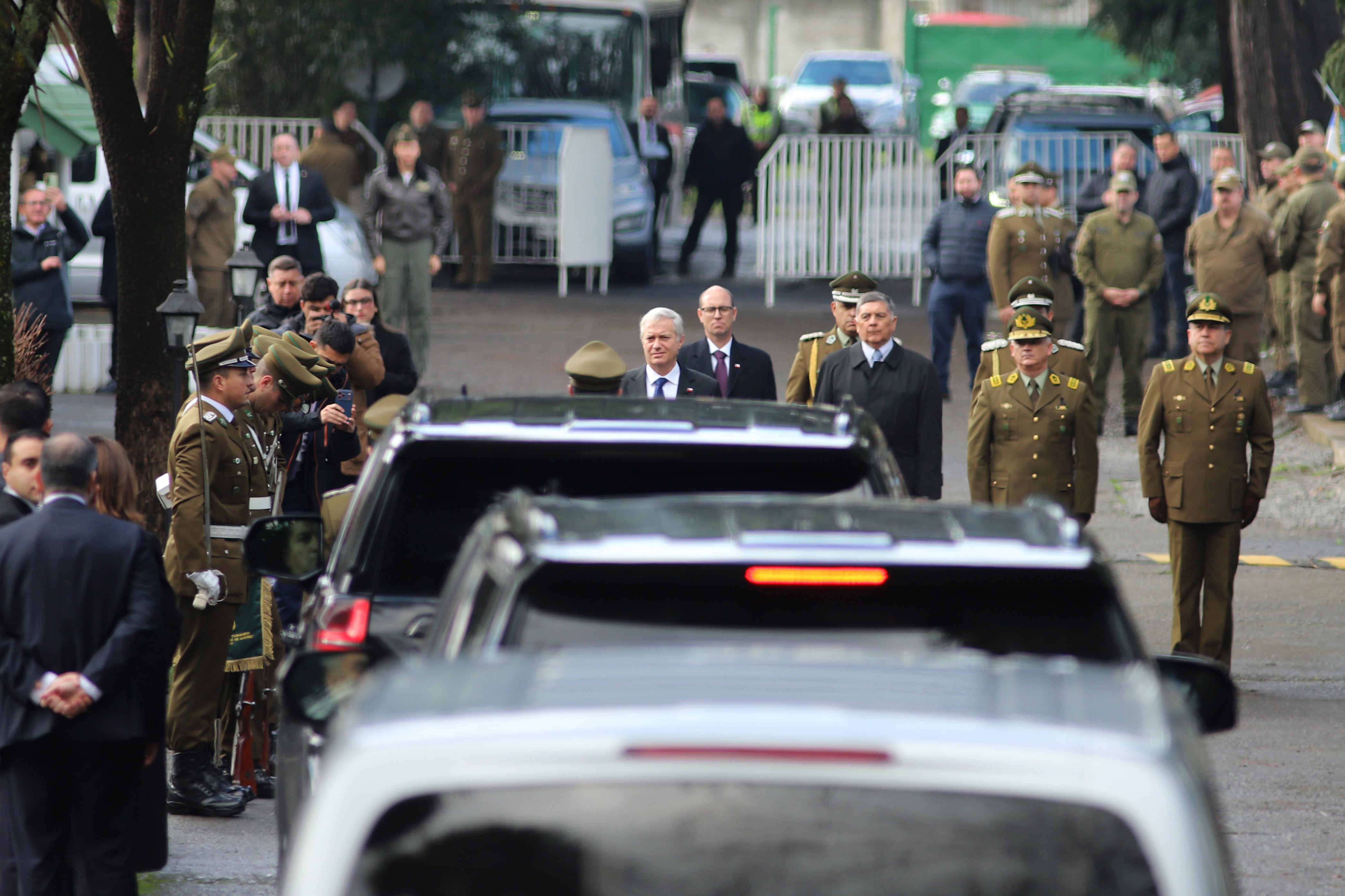 Presidente Kast asiste a responso fúnebre del cabo primero Marcos Cosme en Temuco