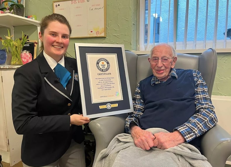 The secrets of John Tinniswood, the oldest man in the world who died at 112