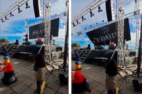 Pantalla gigante se desploma durante presentación del mago Jean Paul Olhaberry en San Antonio