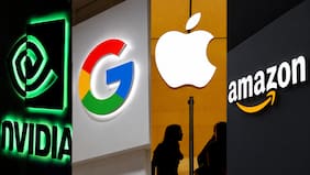 Nvidia recupera los US$ 5 billones, Apple pierde el segundo lugar entre las más valiosas y Amazon trepa a máximos históricos