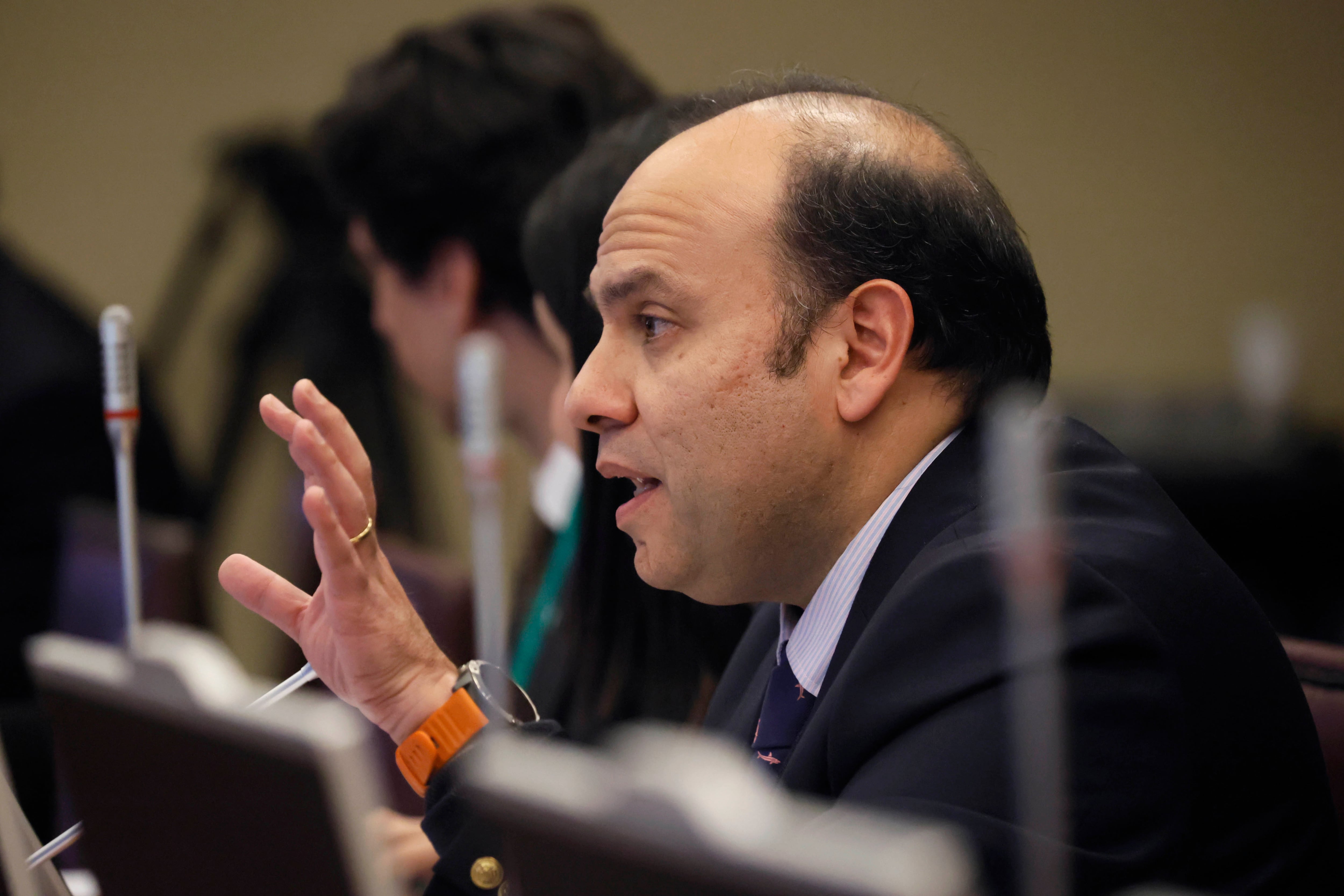 Valparaiso, 21 de septiembre 2026
El subsecretario del interior, Maximo Pavez, en la sesión de la comision de Seguridad Ciudadana
Sebastian Cisternas/Aton Chile