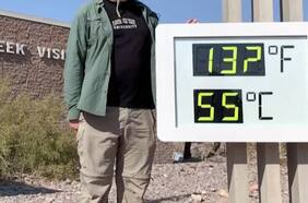 Récord mundial de temperatura en el “Valle de la Muerte” de California