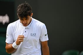 Christian Garin olvida su caída en Chile y avanza en la qualy de Indian Wells