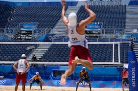Los primos Grimalt estuvieron cerca de dar la sorpresa en su primer duelo de Vóleibol Playa