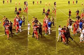 La agresión de Lorenzo Reyes a Bastián Roco en la Copa Chile genera reacciones: “De frente, papá”