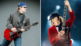 El cruce soñado de Joe Keery de Stranger Things con Angus Young de AC/DC en Chile