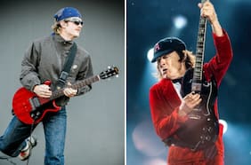 El cruce soñado de Joe Keery de Stranger Things con Angus Young de AC/DC en Chile