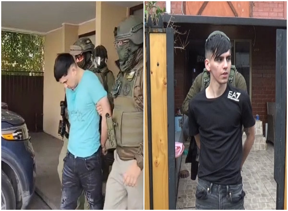 Detienen a “El Billete” y al “Luchito del 34”, miembros de banda ligada a secuestro y homicidio en la zona sur de Santiago