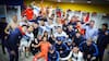 La eufórica celebración del camarín de la UC tras la victoria ante Boca Juniors en La Bombonera por la Libertadores