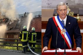 Incendio consume antigua propiedad en Alemania ligada a la familia del Presidente Kast