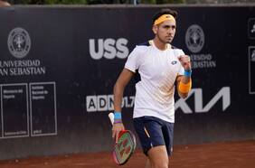 Alejandro Tabilo se exige para llegar a las semifinales del Challenger de Santiago