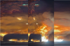 Sistema frontal: tres autos incendiados por caída de cables electrificados en Macul