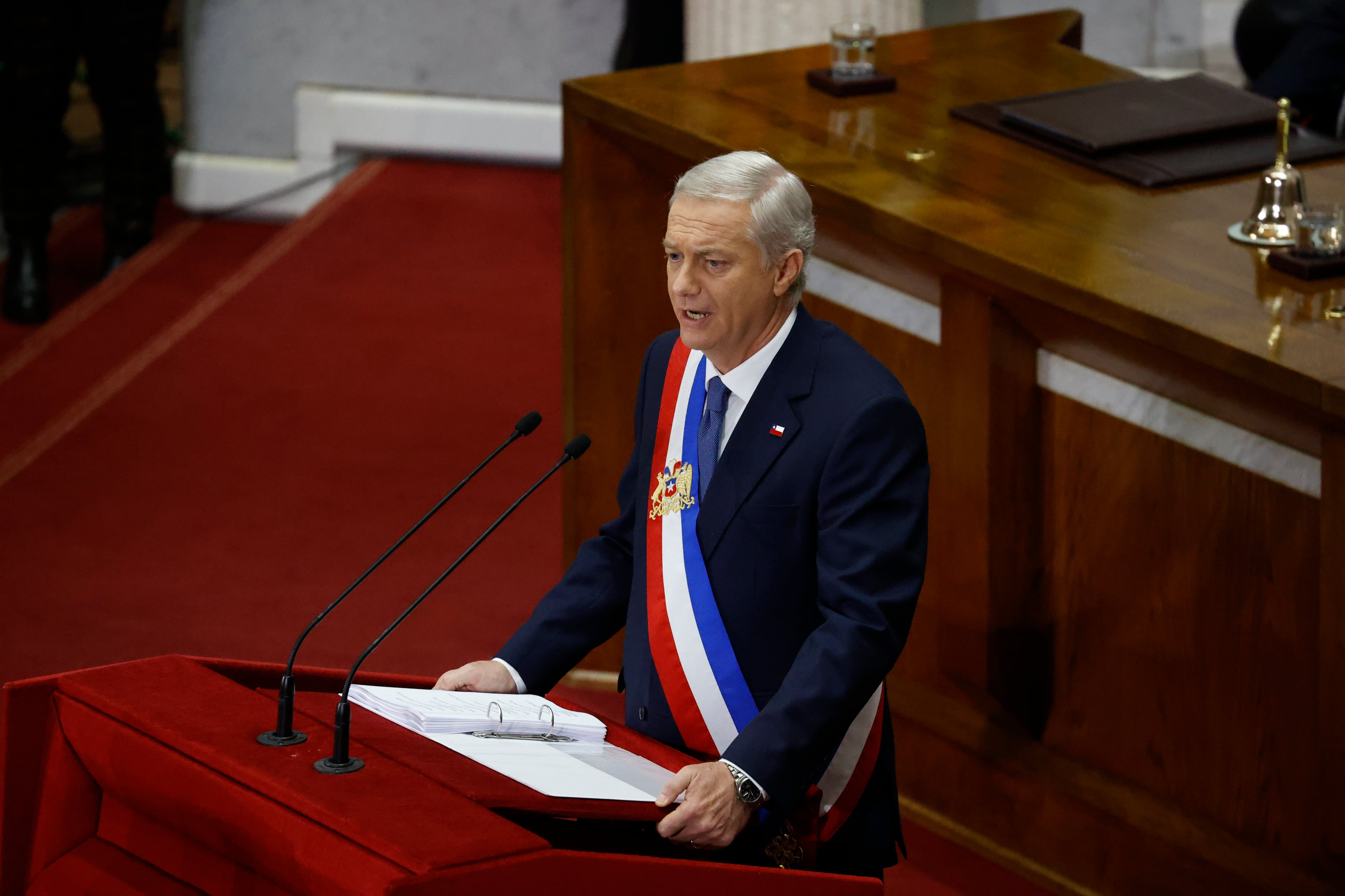 Cuenta Pública: Kast cuestiona manejo de finanzas públicas de gobierno de Boric, pero evita mención directa al frenteamplista