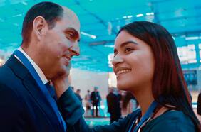 Andrés Parra y Paulina Gaitán, actores de El Presidente: “Llegamos a un Sergio Jadue que es como el gordito al que hacían bullying en el colegio”