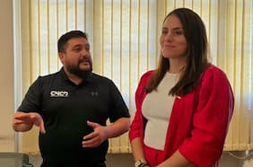 Natalia Duco visita las dependencias de la Comisión Nacional de Control de Dopaje