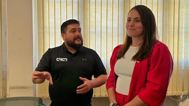 Natalia Duco visita las dependencias de la Comisión Nacional de Control de Dopaje