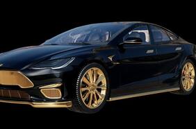 La extravagancia del día: el Tesla más caro del mundo está hecho de oro de 24 quilates