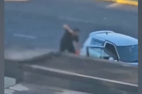 Choques y disparos al aire: médico protagoniza violenta pelea en pleno centro de Iquique