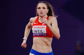 Con su mejor marca de la temporada: Martina Weil logra el quinto lugar en el World Athletics Ultimate Championship