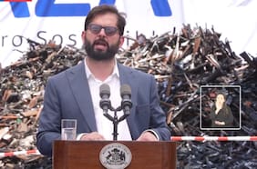 Presidente Boric encabeza destrucción de más de 25.000 armas incautadas o entregadas de manera voluntaria