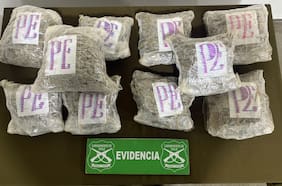 Carabineros detiene a tres sujetos con más de 10 kilos de marihuana en San Bernardo