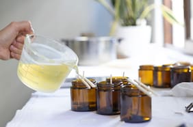 Mirada Paula: velas de soja vertidas a mano