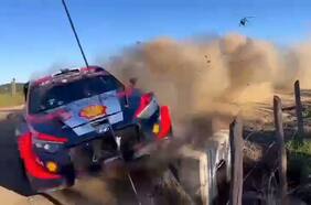 Así fue el brutal volcamiento de Esapekka Lappi en la primera jornada del WRC Rally en Chile