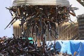 Catastro de la Dirección General de Movilización Nacional: casi el 40% de las armas destruidas en 2024 estaba inscrita