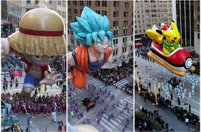 Gokú, Luffy y Pikachu se toman el ‘Macy’s Thanksgiving Parade’ en New York