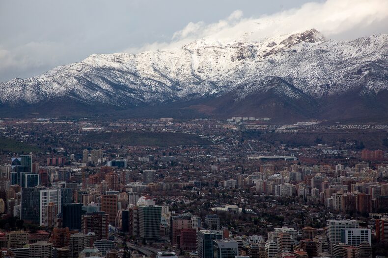 Santiago desde las alturas