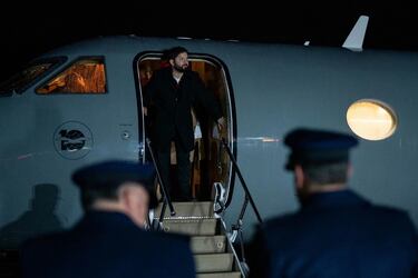 Gabriel Boric en su reciente viaje a la Antártica.