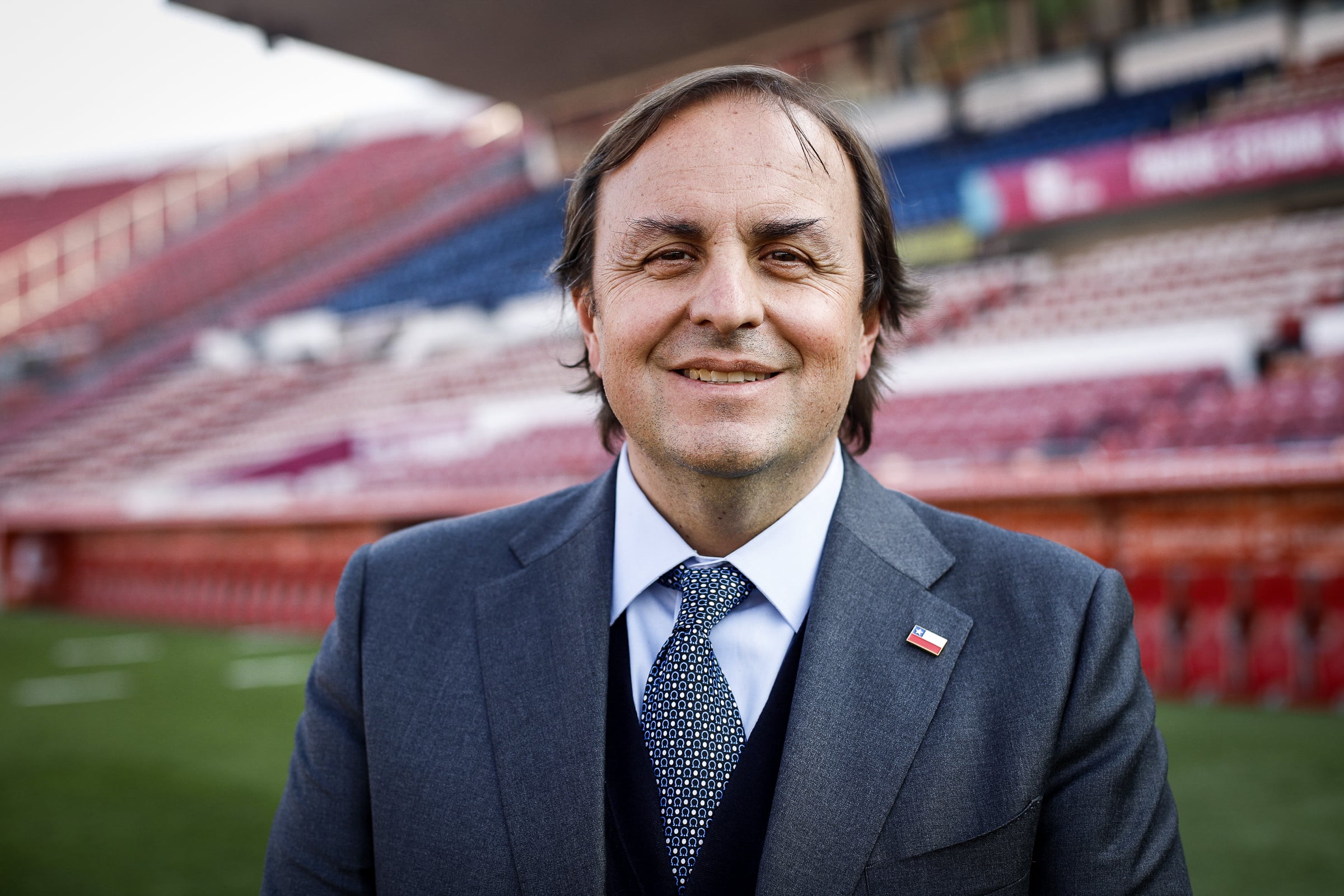 Francisco Riveros, ministro del Deporte (Foto: Pablo Vásquez)