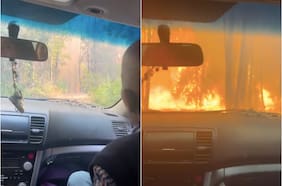 “¡Tenemos que salir!”: el angustiante escape de una familia de incendio forestal en el Biobío