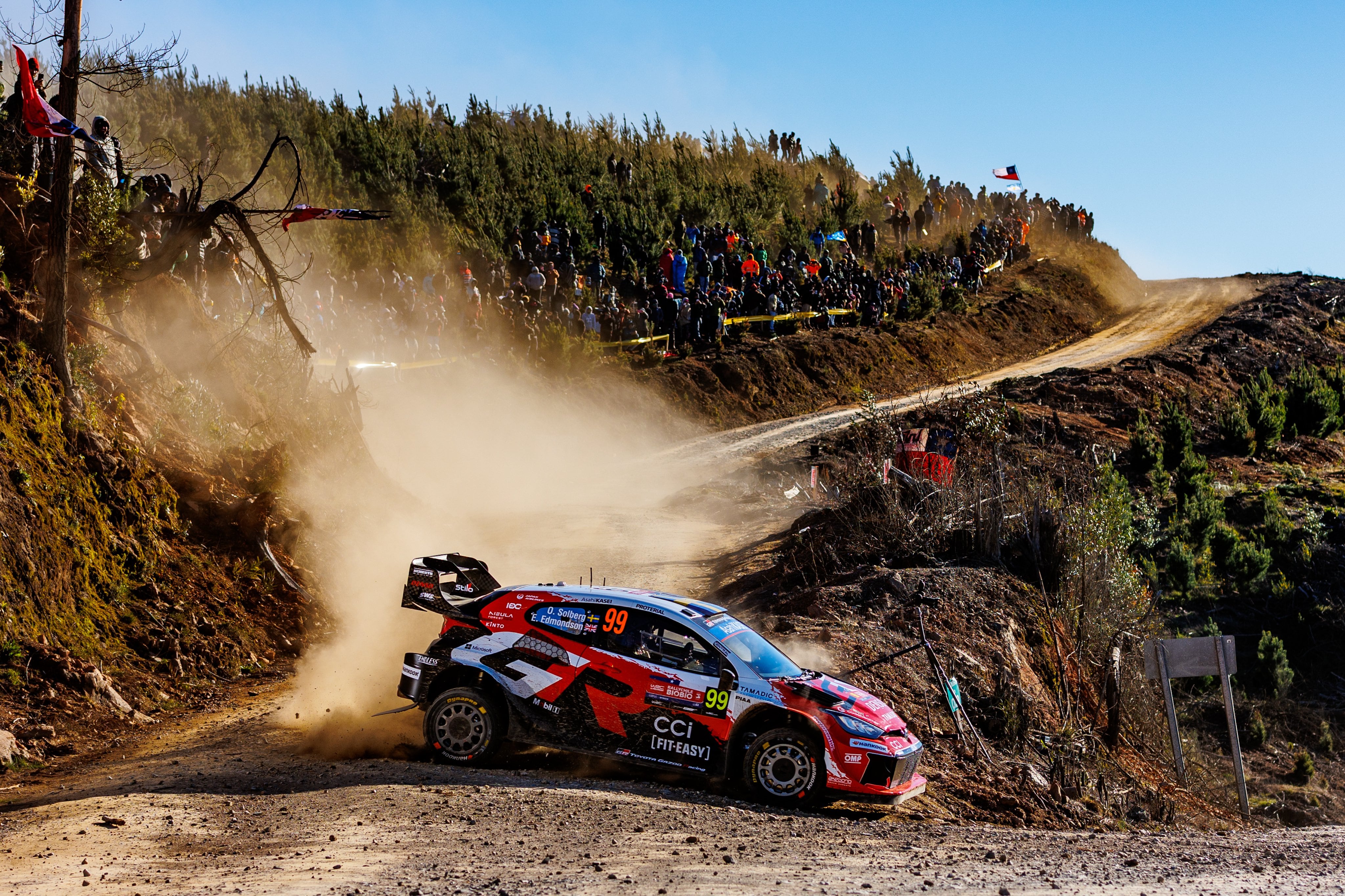 Oliver Solberg domina en la jornada final y se lleva el título del Rally Chile Biobío 2026
