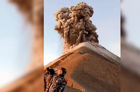 Así fue la impactante erupción del volcán de Fuego en Guatemala