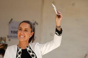 Sondeos a boca de urna dan por ganadora a Claudia Sheinbaum en elecciones en México