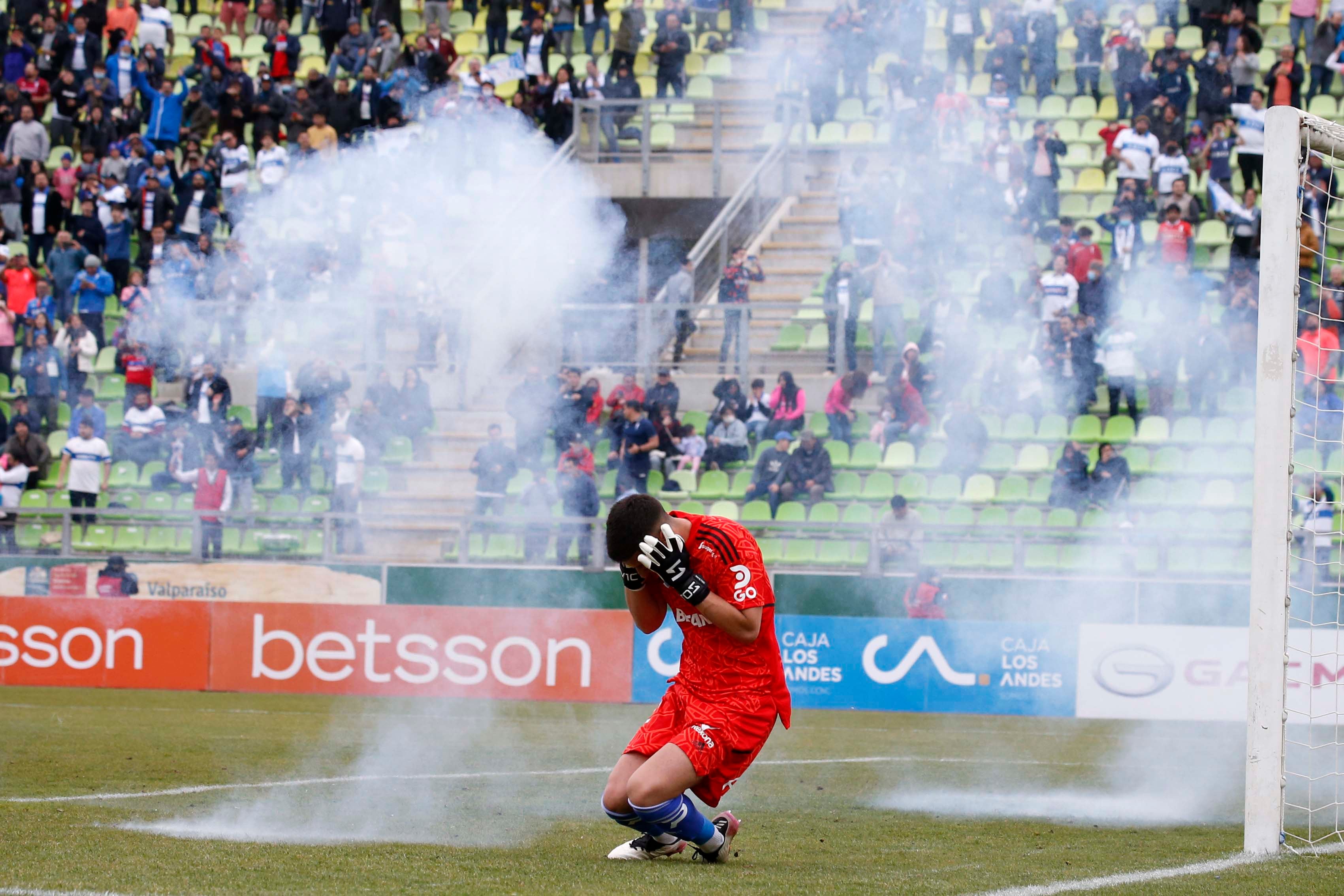 Martín Parra fue afectado por bombas de estruendo en 2022.