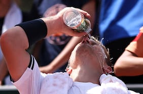 El calor de París pasa la cuenta en Roland Garros: “Lo he pasado mal, había momentos en los que ni se respiraba”