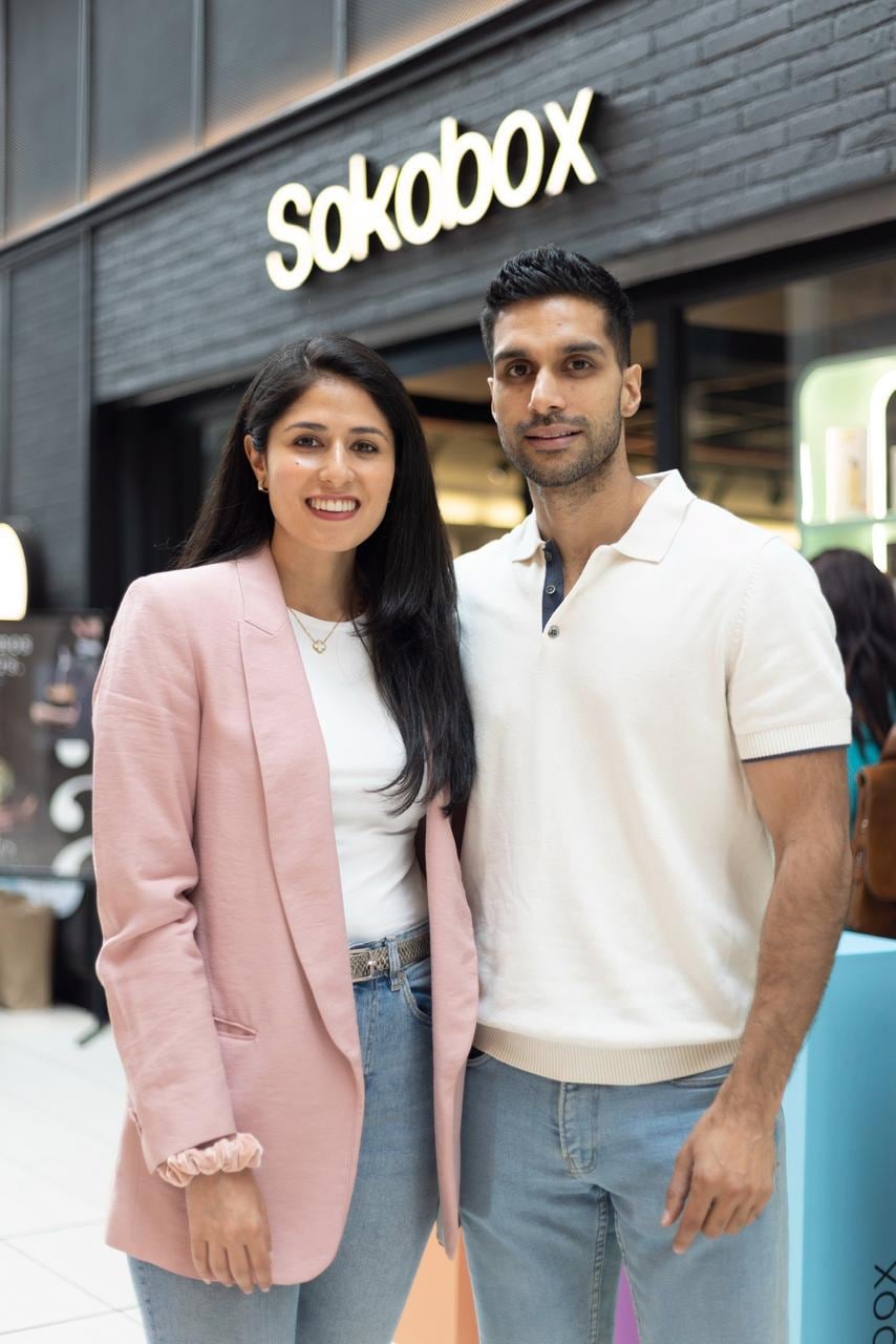 Romina Kripalani y Jiten Lakhwani, fundadores de Sokobox.