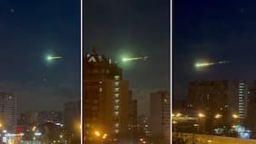 Un objeto brillante iluminó el cielo de Moscú