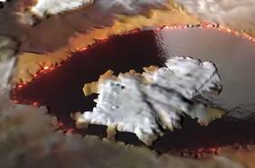 Nasa publica asombroso video de un lago de lava reflectante en infernal luna de Júpiter