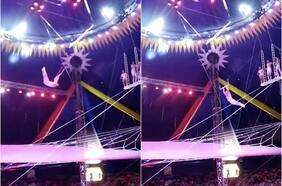 Trapecista chileno fue a trabajar a circo de China y sufrió grave accidente: cayó 9 metros