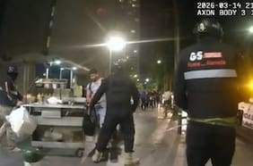 Detienen a sujeto que lanzó balón de gas en la cabeza a guardia municipal durante fiscalización en Estación Central