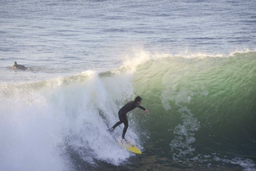 Playa Pichilemu en la Región de O'Higgins.