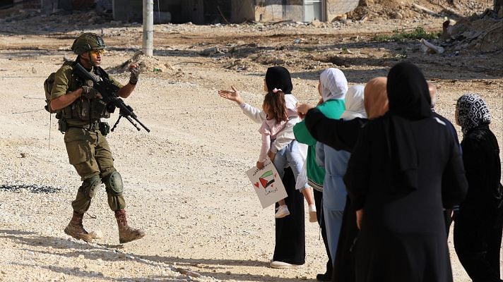 Israel impone “cierre general” en Cisjordania hasta el 3 de octubre por festividad de Sucot. En la imagen, un soldado israelí.