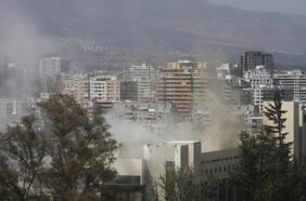 Incendio afecta a Escuela de Carabineros en Providencia